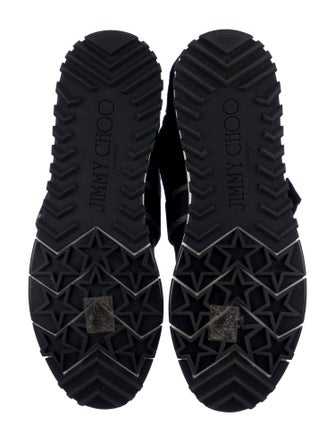 Jimmy Choo Crystal Embellishments Sock Sneakers