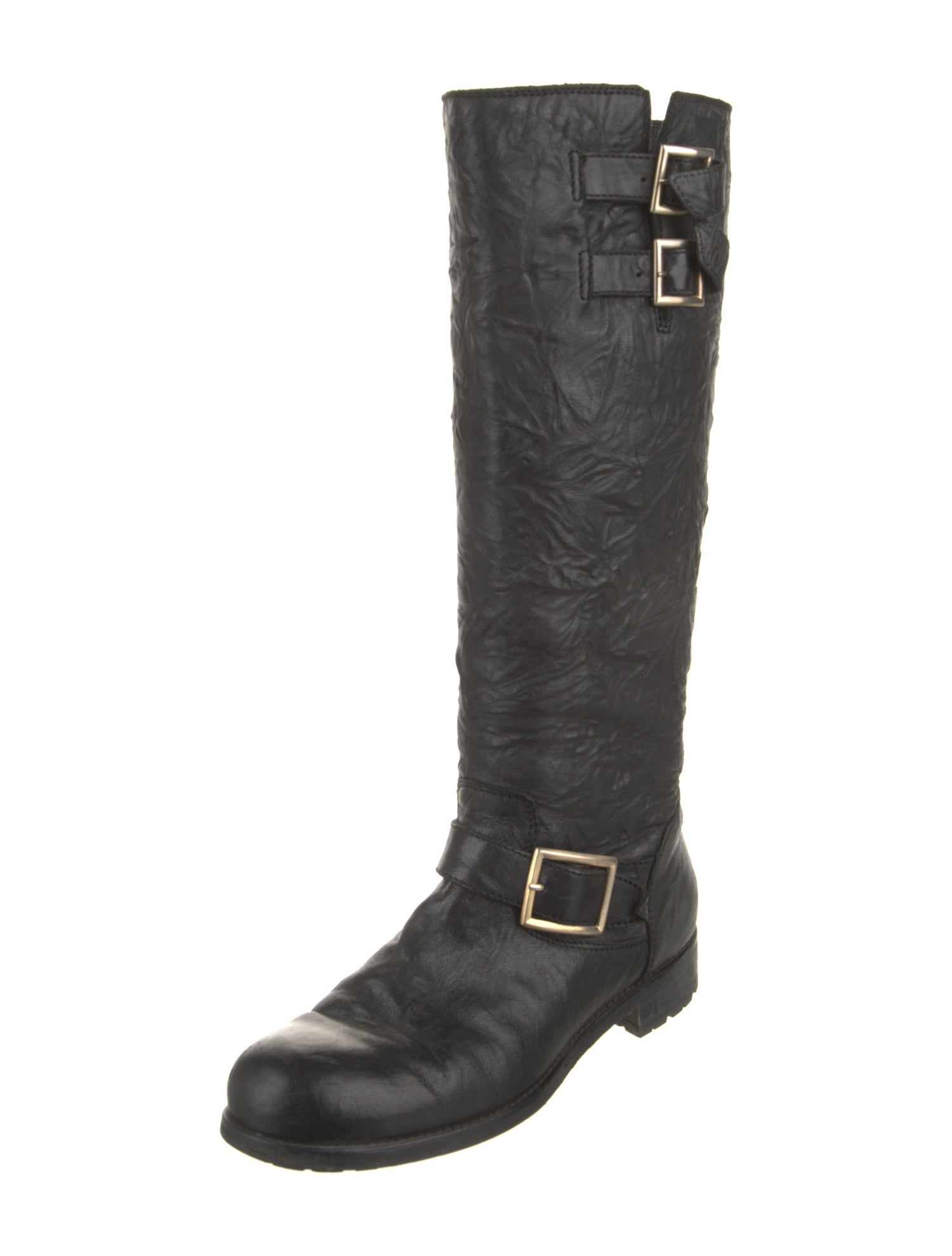 Jimmy Choo Leather Riding Boots