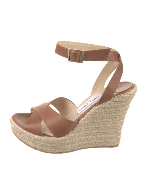 Jimmy Choo Leather Espadrilles