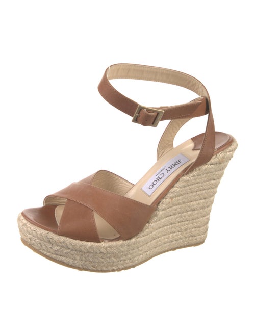 Jimmy Choo Leather Espadrilles