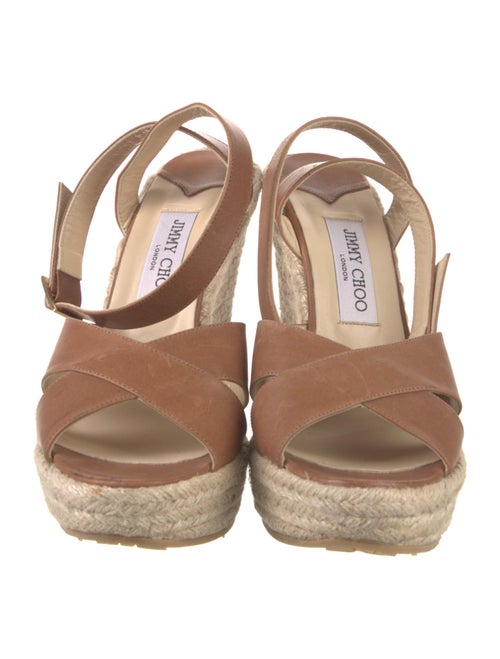 Jimmy Choo Leather Espadrilles