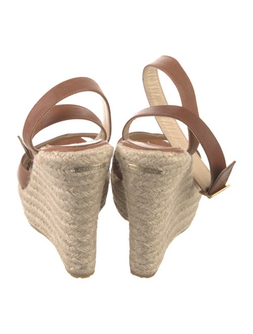 Jimmy Choo Leather Espadrilles