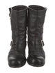 Jimmy Choo Leather Moto Boots