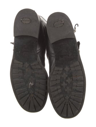 Jimmy Choo Leather Moto Boots