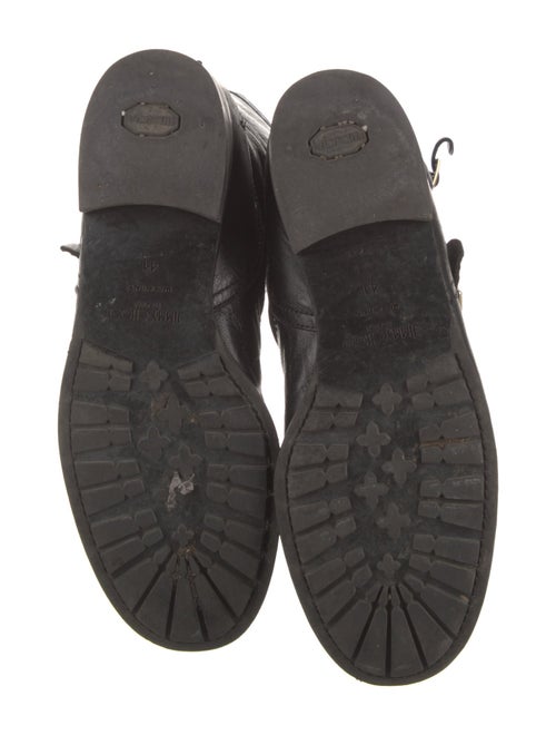 Jimmy Choo Leather Moto Boots