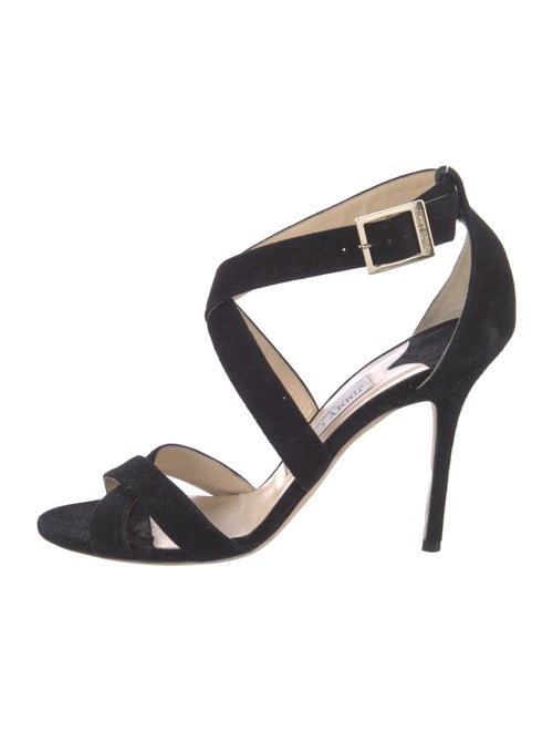 Jimmy Choo Suede Printed Sandals