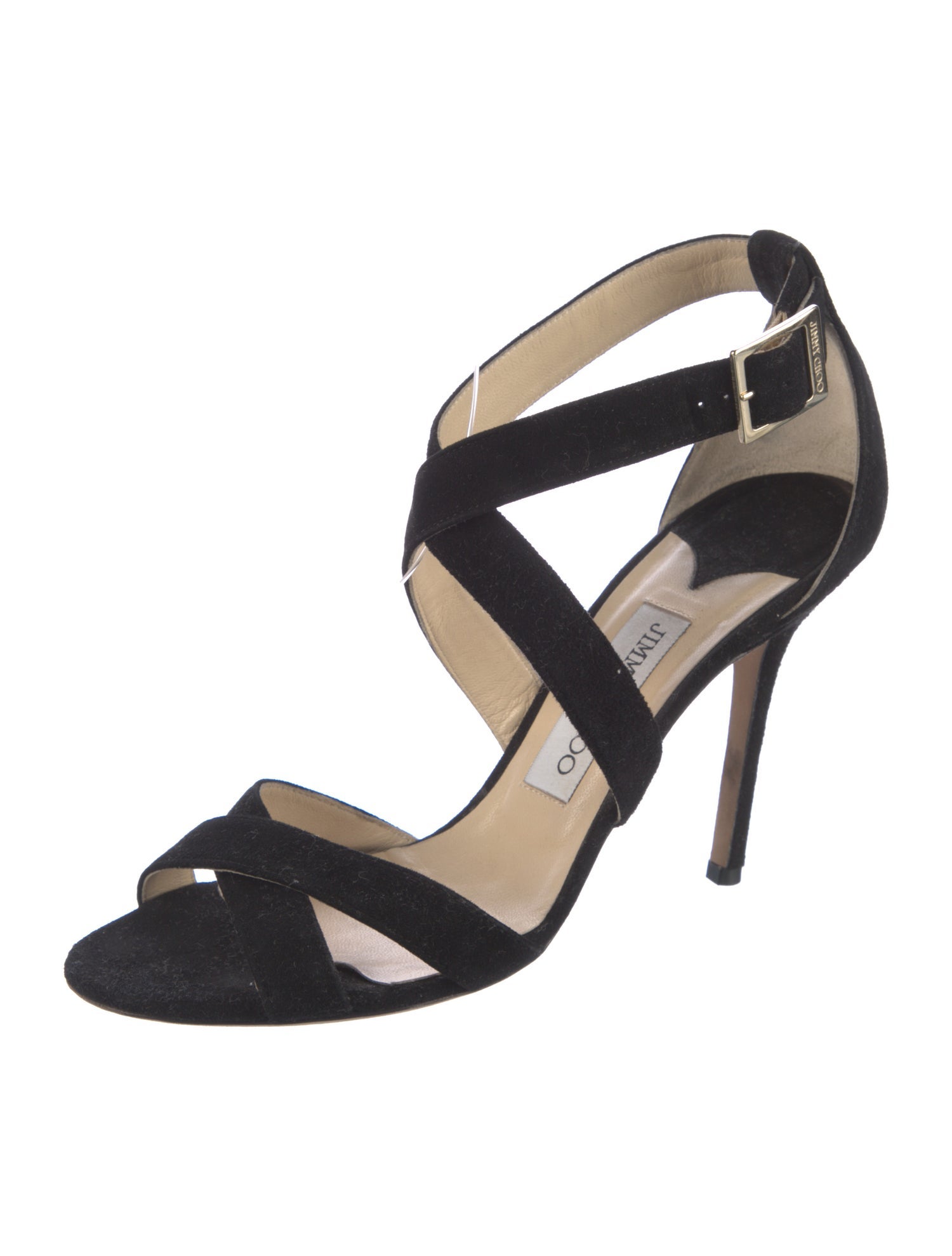 Jimmy Choo Suede Printed Sandals