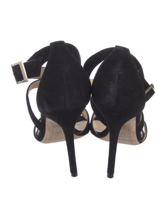 Jimmy Choo Suede Printed Sandals