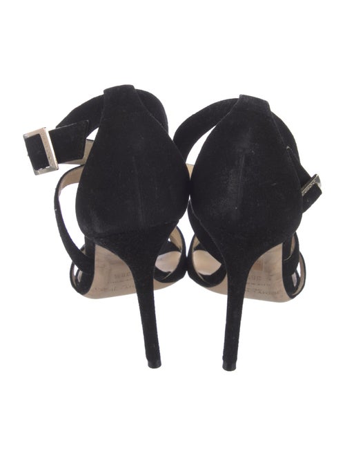 Jimmy Choo Suede Printed Sandals