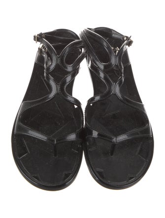 Jimmy Choo Rubber Gladiator Sandals