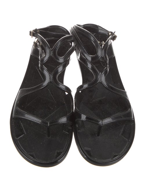 Jimmy Choo Rubber Gladiator Sandals