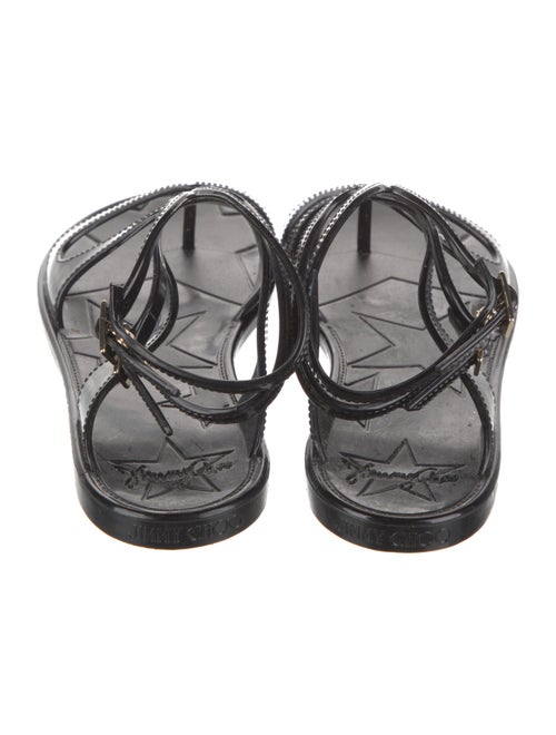 Jimmy Choo Rubber Gladiator Sandals