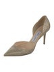 Jimmy Choo Glitter Glitter Accents D'Orsay Pumps