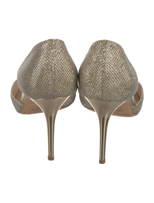 Jimmy Choo Glitter Glitter Accents D'Orsay Pumps