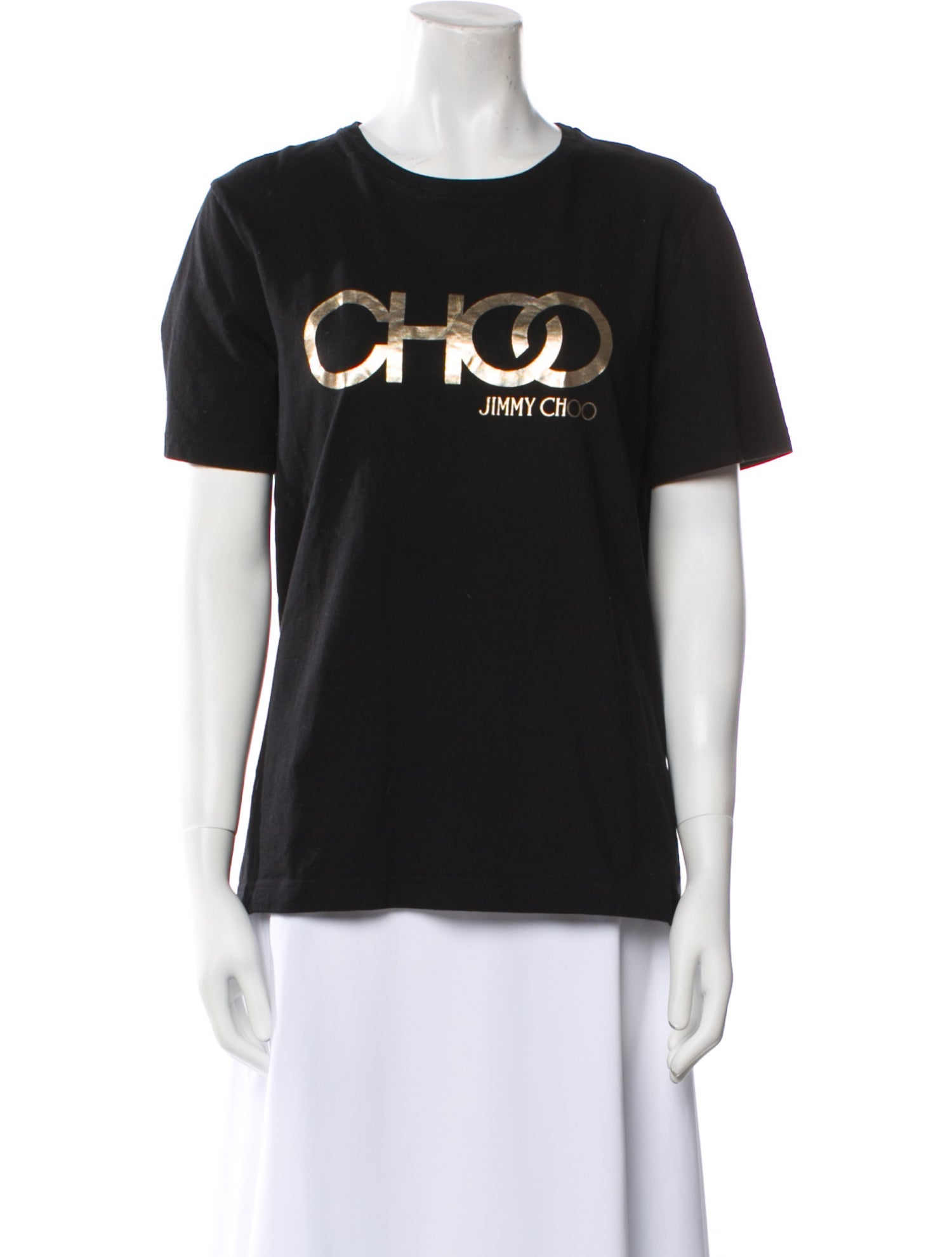 Jimmy Choo Graphic Print Crew Neck T-Shirt