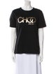 Jimmy Choo Graphic Print Crew Neck T-Shirt