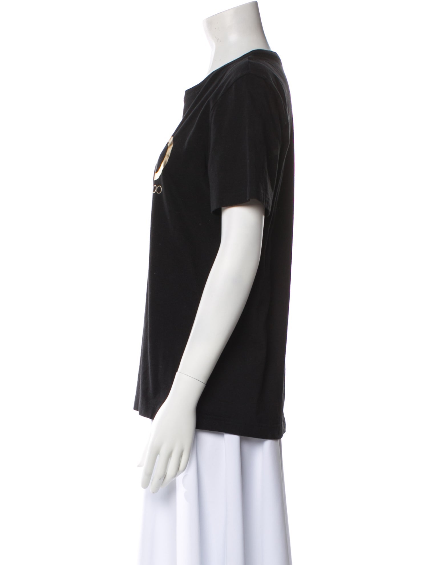 Jimmy Choo Graphic Print Crew Neck T-Shirt