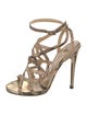 Jimmy Choo Snakeskin Animal Print Sandals
