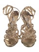 Jimmy Choo Snakeskin Animal Print Sandals