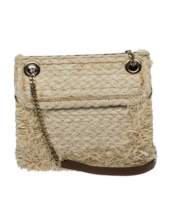 Jimmy Choo Raffia Crossbody Bag