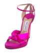 Jimmy Choo Satin Sandals