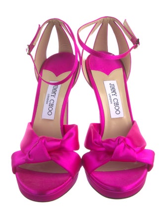 Jimmy Choo Satin Sandals