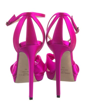 Jimmy Choo Satin Sandals
