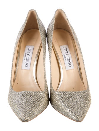 Jimmy Choo Glitter Pumps