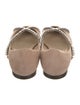 Jimmy Choo Suede Crystal Embellishments Flats