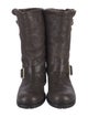 Jimmy Choo Leather Moto Boots