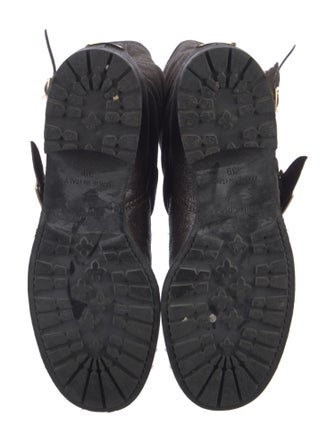 Jimmy Choo Leather Moto Boots