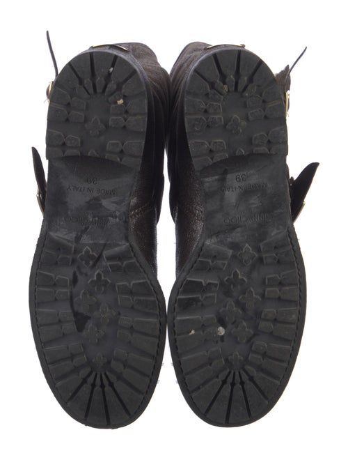 Jimmy Choo Leather Moto Boots