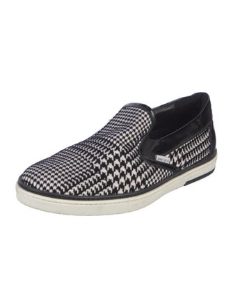 Jimmy Choo Houndstooth Print Sneakers
