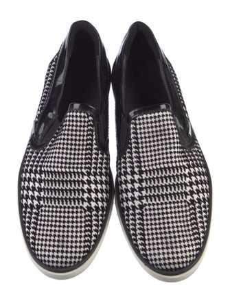 Jimmy Choo Houndstooth Print Sneakers