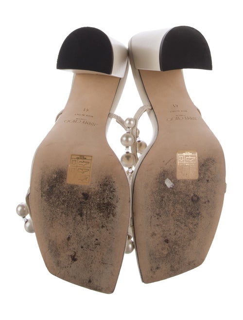 Jimmy Choo Leather Slides