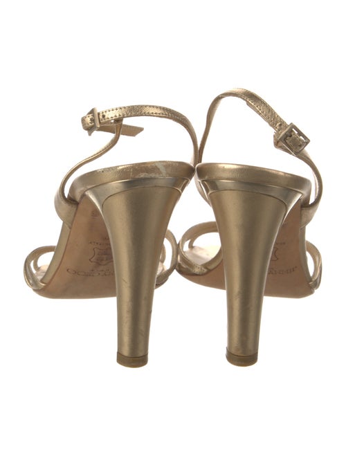 Jimmy Choo Leather Slingback Sandals