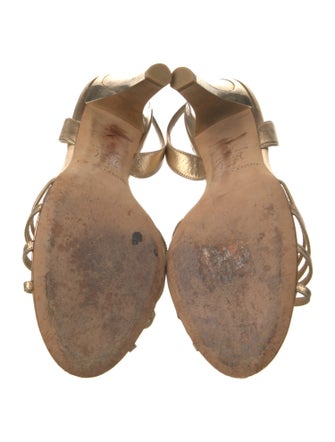 Jimmy Choo Leather Slingback Sandals