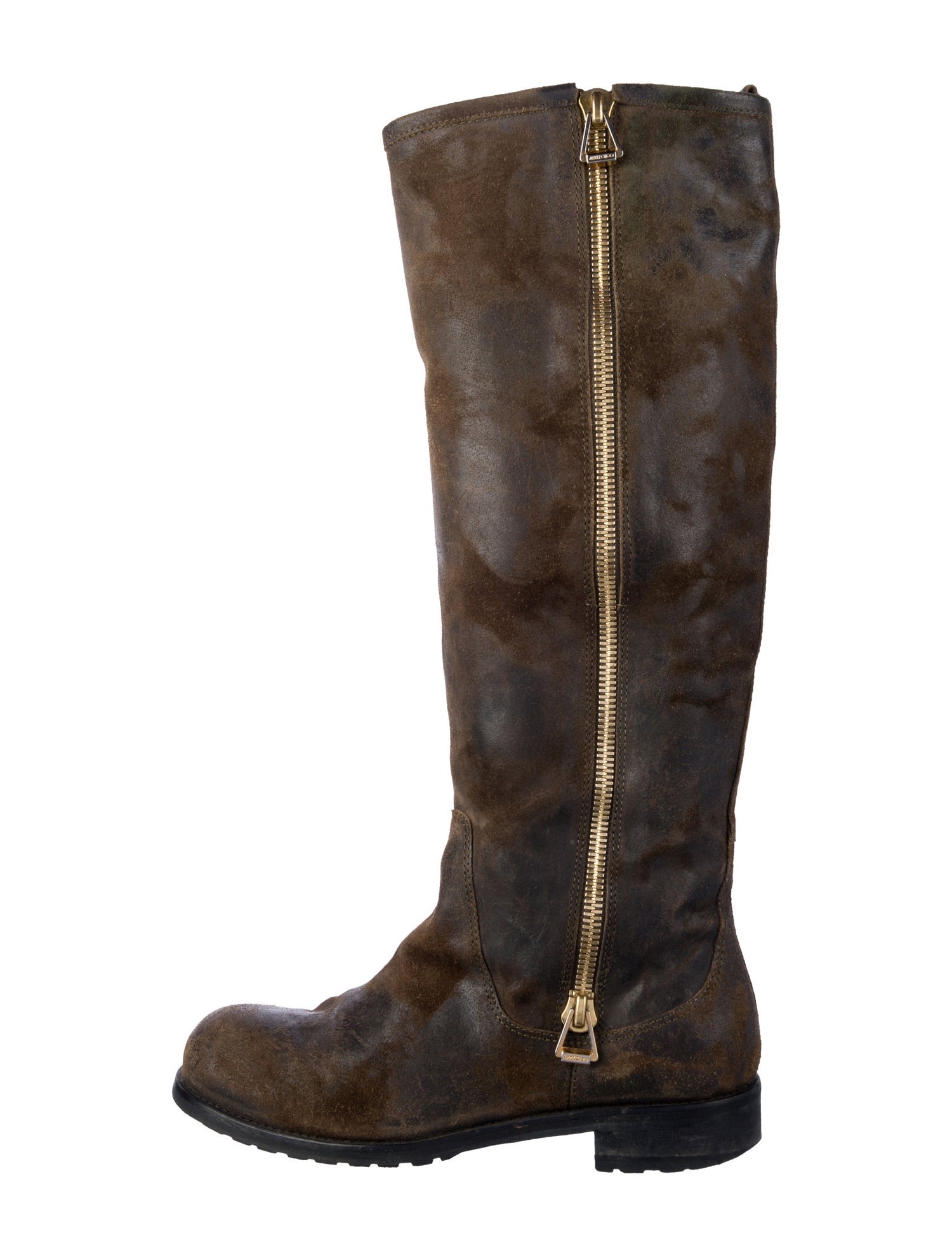 Jimmy Choo Suede Riding Boots