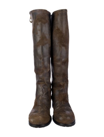 Jimmy Choo Suede Riding Boots
