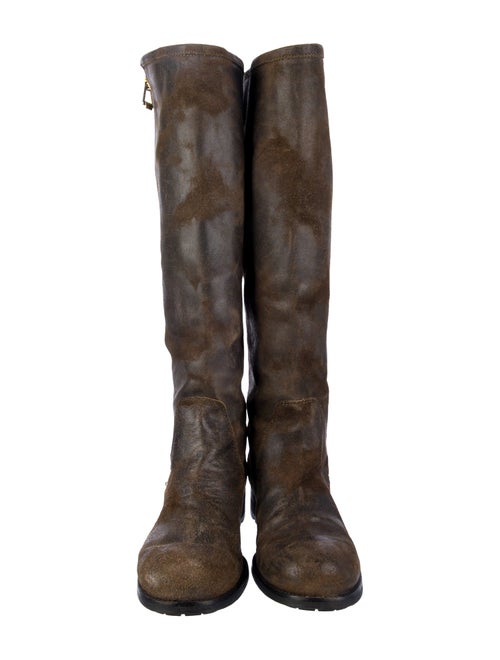 Jimmy Choo Suede Riding Boots
