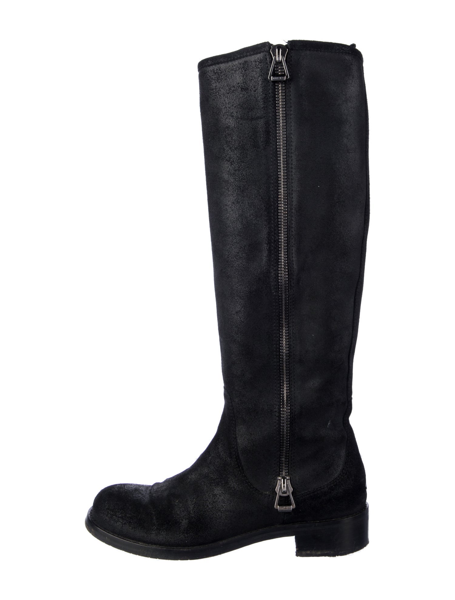 Jimmy Choo Suede Riding Boots