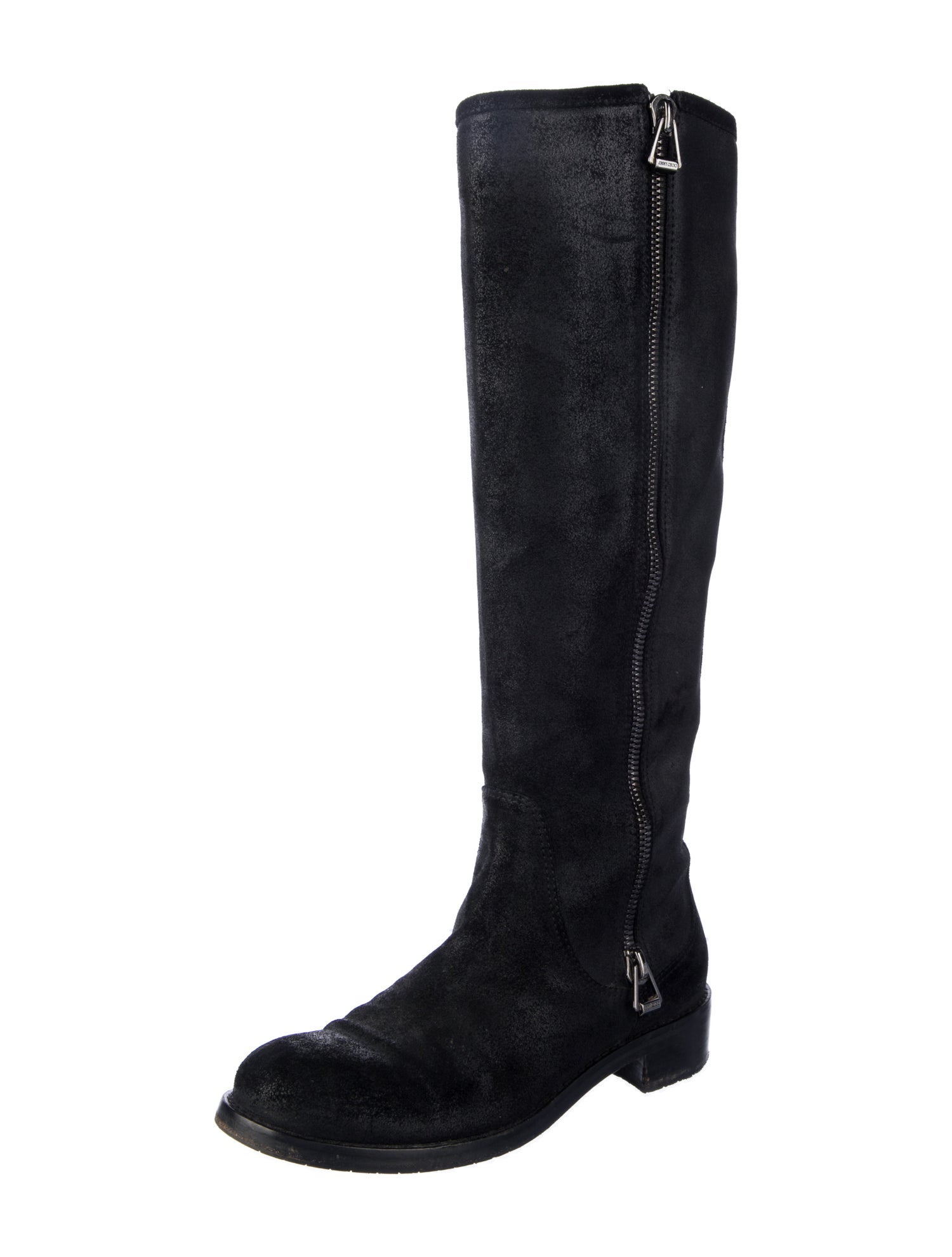 Jimmy Choo Suede Riding Boots
