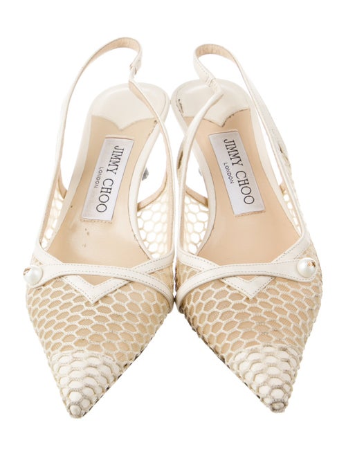 Jimmy Choo Leather Slingback Pumps
