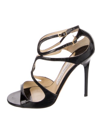 Jimmy Choo Patent Leather Gladiator Sandals