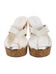 Jimmy Choo Patent Leather Animal Print Slides