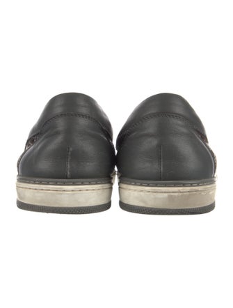 Jimmy Choo Velvet Animal Print Sneakers