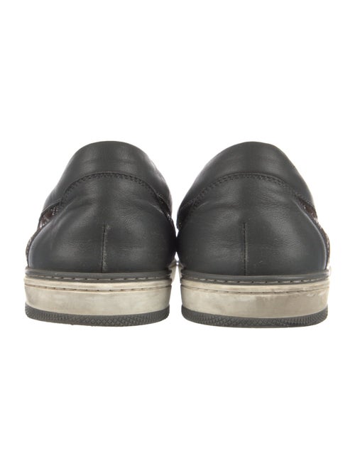 Jimmy Choo Velvet Animal Print Sneakers