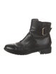 Jimmy Choo Leather Moto Boots