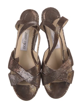 Jimmy Choo Leather Gladiator Sandals