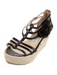 Jimmy Choo Jute Animal Print Espadrilles
